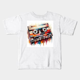 Retro music cassette Kids T-Shirt